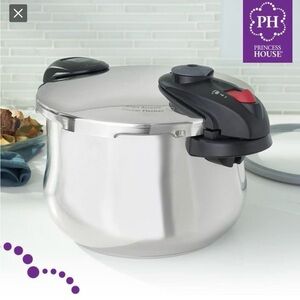 Princess House Stainless Steel Pressure Cooker 8 Qt